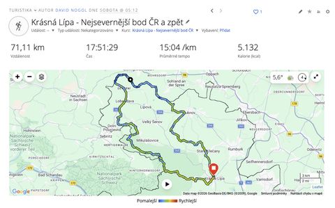 Trasa na Garminu